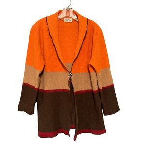 Vintage Bob Mackie Womens Wool Cardigan